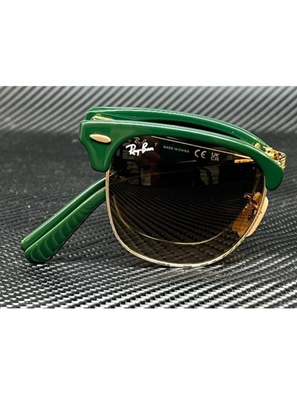 New RAY BAN Men Green Sunglasses 51-21-145